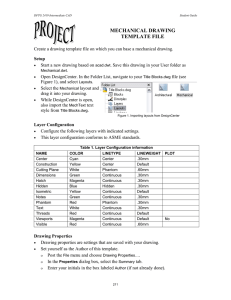 MECHANICAL DRAWING TEMPLATE FILE