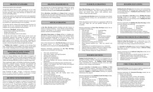 drawing standards drawing requirements floor plan drawings