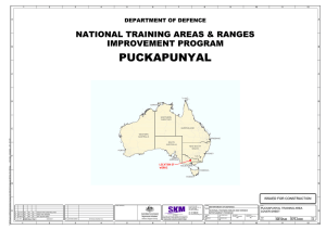 Puckapunyal DFSW Range Design Drawing (For Construction)