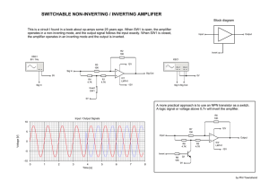 inverting/non-inverting amplifier