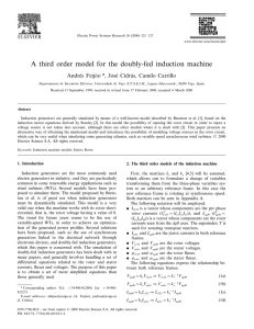 A third order model for the doubly