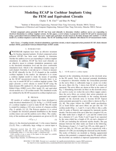 Modeling ECAP in Cochlear Implants Using the FEM and Equivalent