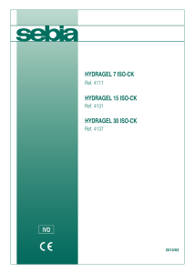 hydragel 7 iso-ck hydragel 15 iso-ck hydragel 30 iso-ck