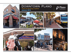 Downtown Plano Vision and Strategy Update
