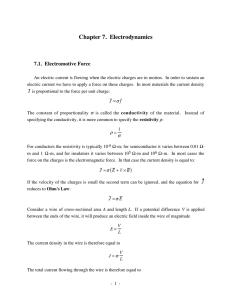 Chapter 7. Electrodynamics