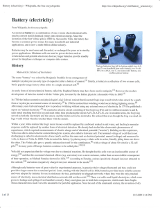 Battery (electricity) - Caltech Particle Theory