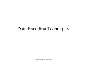 Data Encoding Techniques