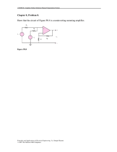Chapter 8, Problem 8. Show that the circuit of Figure P8.8 is a