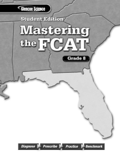 Mastering the FCAT Grade 8 - Student Edition