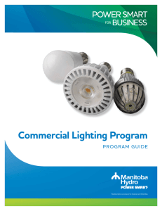 Commercial Lighting Program: Program Guide