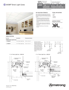 Data Page - Axiom Direct Light Coves