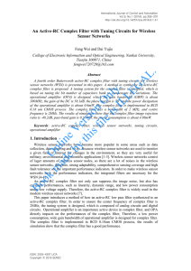 An Active-RC Complex Filter with Tuning Circuits for