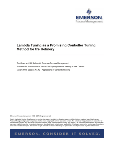 Lambda Tuning as a Promising Controller Tuning Method