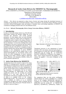 Research of Active Gate Drivers for MOSFET by