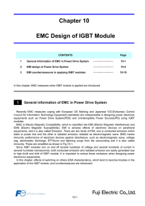 Chapter 10 EMC Design of IGBT Module