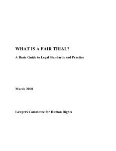 what is a fair trial?