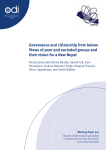Governance and citizenship from below