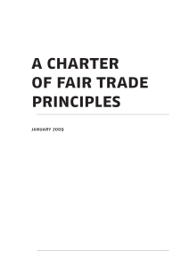 Charter of Fair Trade Principles