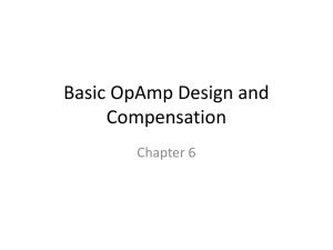 Operational Amplifiers Design I