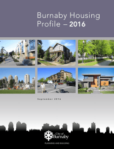 Burnaby Housing Profile – 2016