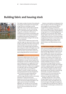 Building fabric and housing stock