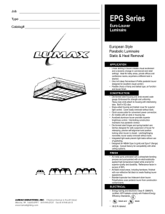 EPG Series - Lumax Lighting