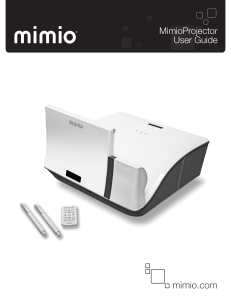 MimioProjector User Guide