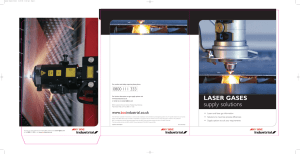 LASER GASES supply solutions