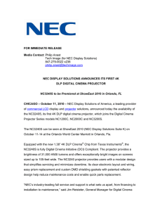 PDF - NEC Display Solutions of America