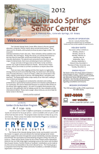 Colorado Springs Senior Center Colorado Springs Senior Center