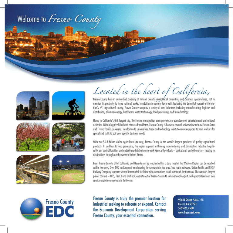 Welcome To Fresno County Economic Development Corporation