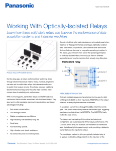 Working With Optically-Isolated Relays