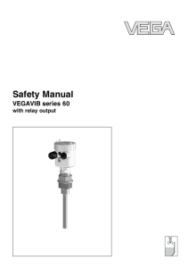 Safety Manual - VEGAVIB series 60 - with relay output - Global-Test
