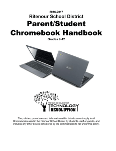the Parent/Student Chromebook Handbook