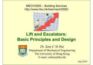 Lift and Escalators: Basic Principles and Design