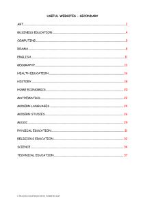 useful websites - Chryston High School