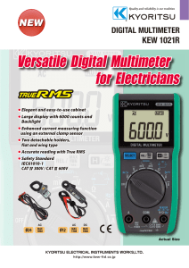 for Electricians Versatile Digital Multimeter