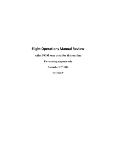 Flight Operations Manual Review