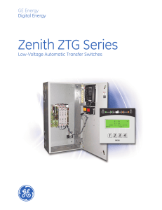 Zenith ZTG Series - GE Industrial Solutions