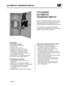 cts series automatic transfer switch