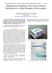 Mathematical Modeling of the Current Density