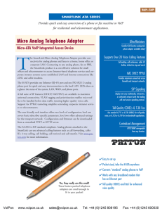 Micro Analog Telephone Adapter