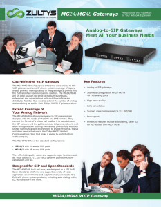 MG24 MG48 Analog VoIP Gateway