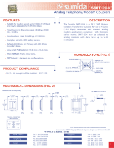 Analog Telephony/Modem Couplers