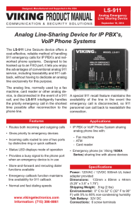 LS-911 Product Manual