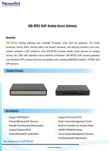 IAD-8FXS VoIP Analog Access Gateway