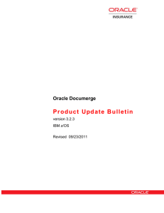 Product Update Bulletin