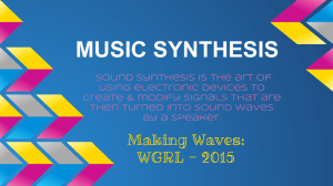 MUSIC SYNTHESIS
