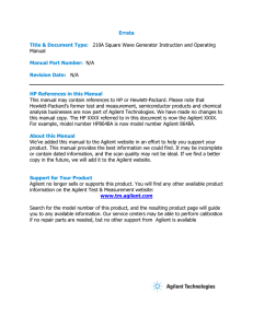 210A Square Wave Generator Instruction and Operating