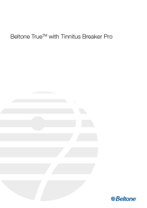 Beltone TrueTM with Tinnitus Breaker Pro